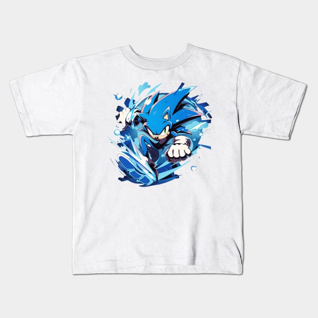 sonic Kids T-Shirt by skatermoment